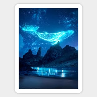 Cosmic Whale Sticker